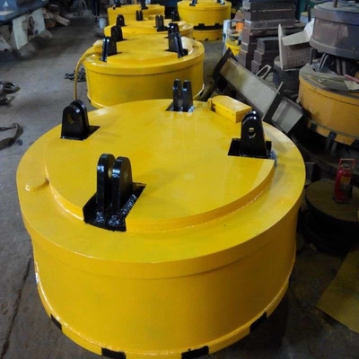 خردة المعادن رفع المغناطيس الكهربائي 3.5-34.1kw Eot Crane Magnet لمصنع الصلب