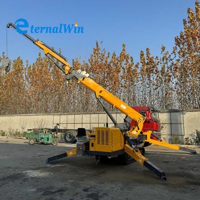 محرك ديزل تشانج تشاي 5 طن 17.8m رافعة العنكبوت الزحفية مع الجهاز الطائر