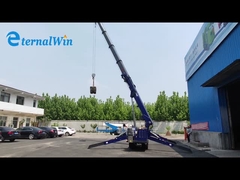 5T 8T التحكم عن بعد الكهربائية والديزل بوم تلسكوبي العنكبوت الزاحف كرين