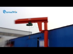 رافعة جيبية للخدمة الشاقة تدور بزاوية 360 درجة وسعة تحميل تصل إلى 5 طن