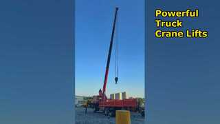 رافعة محمولة على شاحنة