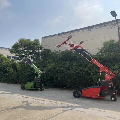 روبوت رافع فراغ زجاجي متنقل كهربائي بطول 3.5 متر مع كوب شفط