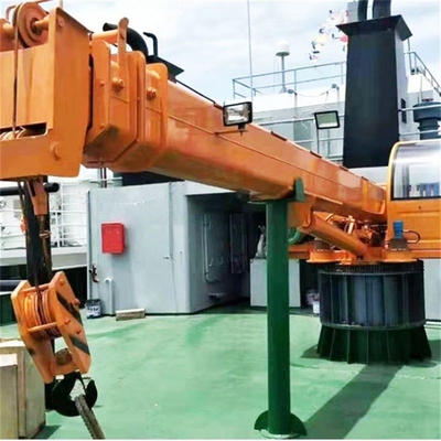 Seaport Marine 30T Mobile Harbour Crane Marine Knuckle Boom Crane