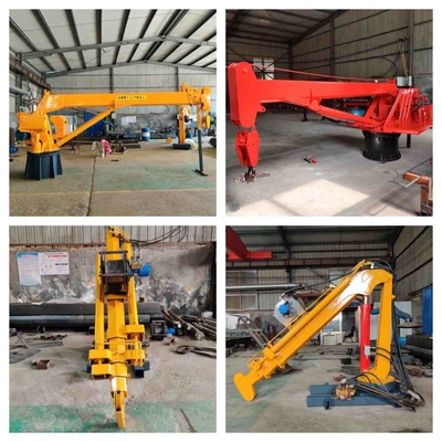 10T 20T Long Boom Mobile Harbour Crane Slewing Deck رافعة تلسكوبية بحرية