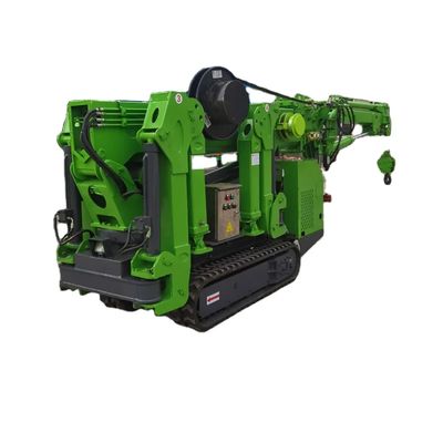 رافعة العنكبوت المصغرة تلسكوبية 12 طن سعة رفع الفولاذ الكهربائية والديزل الطاقة