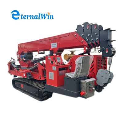 رافعة عنكبوتية صغيرة من الفولاذ بقدرة رفع 12 طن طائرة تلسكوبية كهربائية / طاقة الديزل