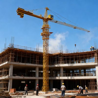 آلة رافعة رفع 0.5 متر/دقيقة مع قدرة تحميل 10 أطنان وسرعة رفع 80 متر/دقيقة معدات بناء صناعية للخدمة الشاقة