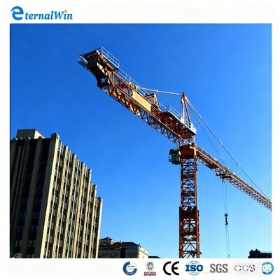 رافعة برجية مسطحة الرأس مع ميزات السلامة لبناء ناطحات السحاب بتكلفة منخفضة